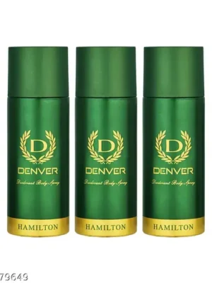 DENVER Hamilton Combo Deodorant Spray - For Men (495 ml, Pack of 3)